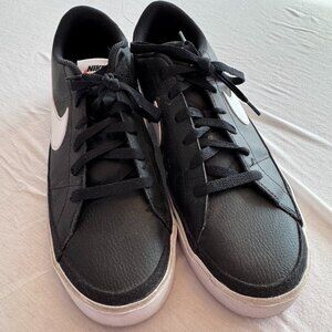 Men's Black and White Trainers